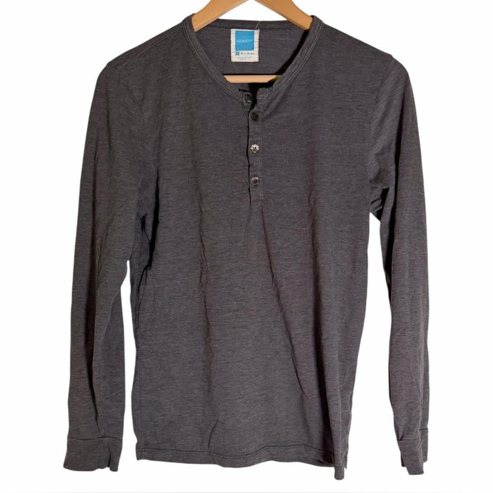 Jason Scott Henley Long‎ Sleeve Gray T-shirt Made In USA Men’s Small